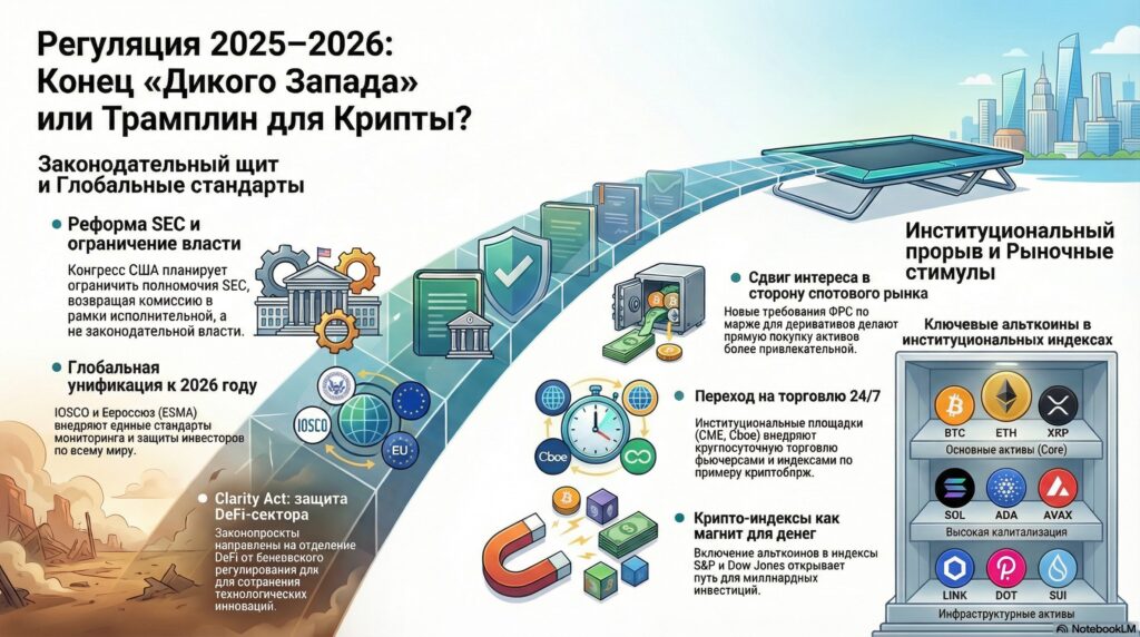 Блокчейн Регуляция криптовалют в 2026 году.